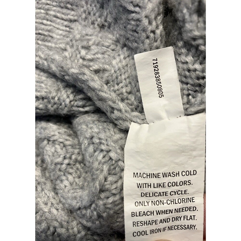 Falls Creek Womens Gray Crew Neck Sweater Size Medium - Picture 4 of 7